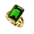 Riyo Emerald Cz 18c Gold Plating Toe Ring Jewelry Sz 7 Gpremcz7-96093