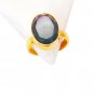 Riyo Green Onyx 18 Ct Ygold Plating Birthstones Ring Sz 8 Gprgon8-30047
