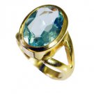 Riyo Blue Topaz Cz Fine Gold Plated Classic Day Rings Sz 7 Gprbtcz7-92059