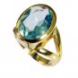 Riyo Blue Topaz Cz Fine Gold Plated Classic Day Rings Sz 7 Gprbtcz7-92059