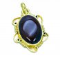 Riyogems Red Onyx 18c Ygold Plating Star Of David Pendant L 1.5in Gppron-66042