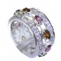 Riyo Tourmaline Expensive Antique Silver Ring Sz 8.5 Srtou8.5-84131