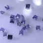 iolite loose Stone 1 Pieces 4 x 4 mm Princess Blue faceted Gemstone