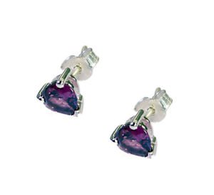 Riyo Garnet Simple Silver Jewellery Vintage Earring L 1in Segar-26086
