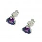Riyo Garnet Simple Silver Jewellery Vintage Earring L 1in Segar-26086