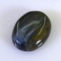 Tiger Eye loose Stone 1 Pieces 13 x 17 mm Oval Black cabochon Gemstone