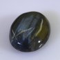 Tiger Eye loose Stone 1 Pieces 13 x 17 mm Oval Black cabochon Gemstone