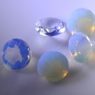 synthetic cubic zirconia Fire opal cz loose Stone 1 Pieces 10 x 10 mm Round Whit