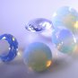 synthetic cubic zirconia Fire opal cz loose Stone 1 Pieces 10 x 10 mm Round Whit