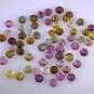 Tourmaline loose Stone 1 Pieces 3.5 x 3.5 mm Round Multi cabochon Gemstone