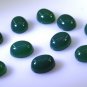 Green onyx loose Stone 1 Pieces 6 x 8 mm Oval Green cabochon Gemstone