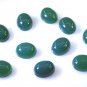 Green onyx loose Stone 1 Pieces 6 x 8 mm Oval Green cabochon Gemstone