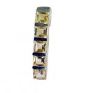 Riyo Citrine Affordable Silver Jewelry Heart Pendant L 1in Spcit-14023