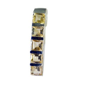 Riyo Citrine Affordable Silver Jewelry Heart Pendant L 1in Spcit-14023