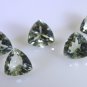 Green amethyst loose Stone 1 Pieces 10 x 10 mm Trillion Green faceted Gemstone