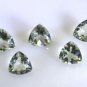 Green amethyst loose Stone 1 Pieces 10 x 10 mm Trillion Green faceted Gemstone