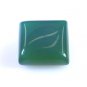 Green onyx loose Stone 1 Pieces 15 x 15 mm Princess Green cabochon Gemstone