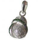 Riyo 925 Solid Sterling Silver Teardrop Pendant L 1in Spmucz-116010