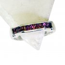 Riyo Garnet Fashion Silver Jewelry Wholesale Silver Band Ring Sz 8 Srgar8-26185