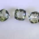 Green amethyst loose Stone 1 Pieces 9 x 9 mm Princess Green faceted Gemstone
