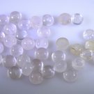 Rose Quartz loose Stone 1 Pieces 7 x 7 mm Round Pink cabochon Gemstone