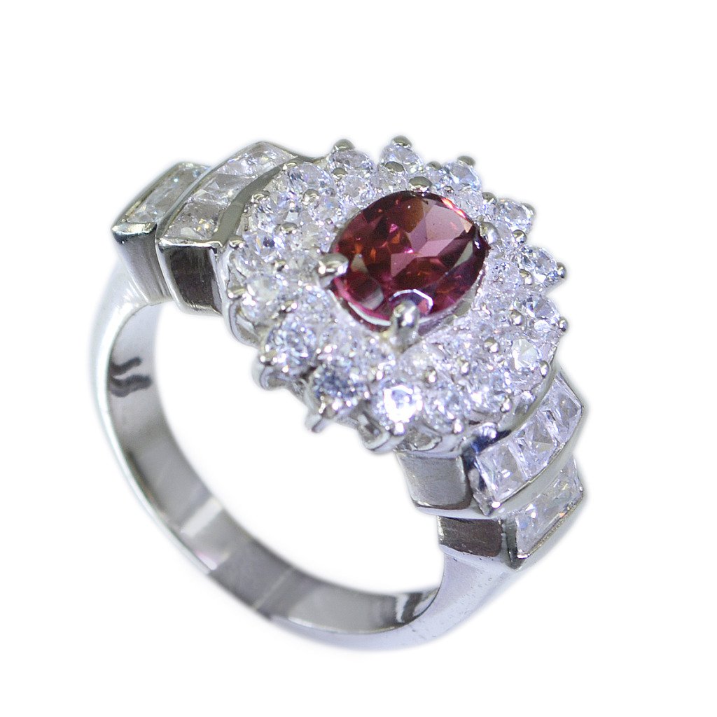 Riyo Garnet Solid Silver Jewellery Silver Ring Designs Sz 6 Srgar6-26033