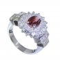 Riyo Garnet Solid Silver Jewellery Silver Ring Designs Sz 6 Srgar6-26033