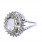 Riyo Green Amethyst Silver Jewelry Business Mothers Ring Sz 6 Srgam6-28014