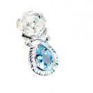 Riyo Blue Topaz Simple Silver Jewelry Star Pendants L 1in Spbto-10021