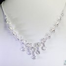 Riyo Rainbow  Custom Jewelry Silver Long Necklace L 16in Snrmo-64025