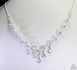 Riyo Rainbow  Custom Jewelry Silver Long Necklace L 16in Snrmo-64025