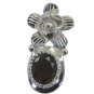 Riyo Brown Smoky Quartz 925 Solid Sterling Silver Comfortable Pendant L 1in Spsq
