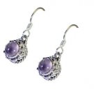 Riyo Rose Quartz New Silver Jewellery Silver Drop Earring L 2in Seroq-68021