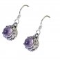 Riyo Rose Quartz New Silver Jewellery Silver Drop Earring L 2in Seroq-68021