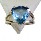 Riyo Blue Topaz Ladies Silver Jewellery Signet Ring Jewelry Sz 6 Srbto6-10044