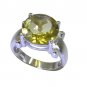 Riyo A Lemon Quartz 925 Solid Sterling Silver Suspended Ring Srlqu60-46031