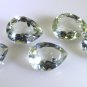 Green amethyst loose Stone 1 Pieces 12 x 16 mm Pear Green faceted Gemstone