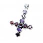 Riyo Gemstone Silver Jewellery With Gemstones Stackable Pendant L 1.5in Spmul-5