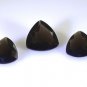 Smoky Quartz loose Stone 1 Pieces 12x14,12x14 mm Trillion Brown faceted Gemston