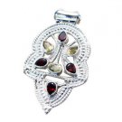 Riyo  Gemstone Silver Jewellery Wholesalers Square Pendants L 2in Spmul-52016