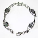 Riyo Green Amethyst Affordable Jewellery Bracelet Extender Silver L 7.5in Sbraga