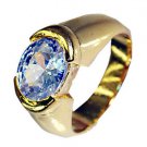 White Cz 18-Kt Y Gold Plated Rosary Ring Jewelry