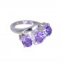 Riyo Amethyst Wholesaler Custom Silver Ring Sz 5.5 Srame5.5-2008