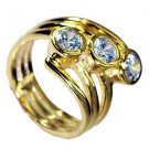 White Cz 18.Kt Base Matel Promise Ring