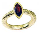 Riyo Garnet 18k Y Gold Plate Birthstones Ring Sz 6 Gprgar6-26002