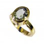 Riyo Green Amethyst 18.Kt Gold Platings Sports Ring Sz 8 Gprgam8-28075