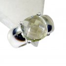 Riyo Green Amethyst Silver Jewelry Shops Signet Ring Jewelry Sz 8 Srgam8-28056