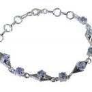 Riyo Blue 925 sterling silver Blue Topaz Bracelet admirable handmade jewellery w