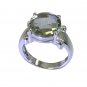 Riyo A Green Amethyst 925 Solid Sterling Silver Premium Grade Ring Srgam70-28082