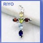 Riyo  Gemstone Silver Jewelry Business Tassel Pendant L 1.5in Spmul-52026
